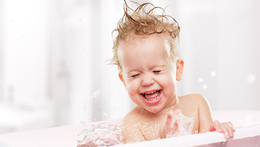 Bathing your toddler