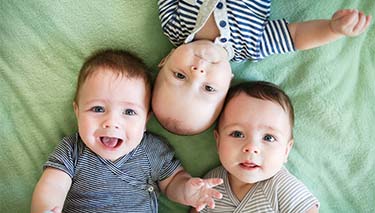 Identical triplets