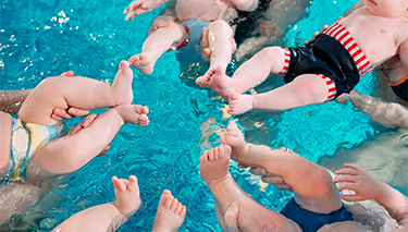 Toddler swim lessons