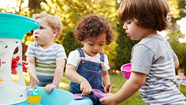 Outdoor playing